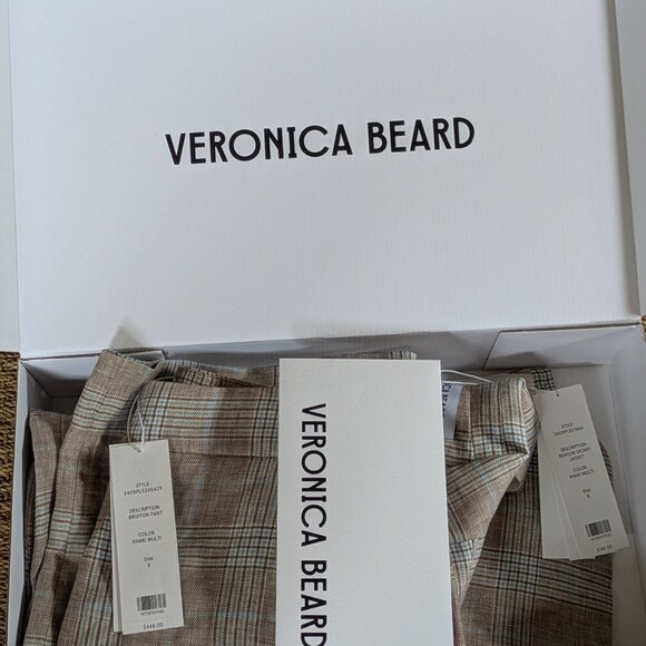Veronica Beard Plaid Linen Suit - Picture 14 of 16
